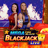 Mega Fire Blaze Blackjack Live